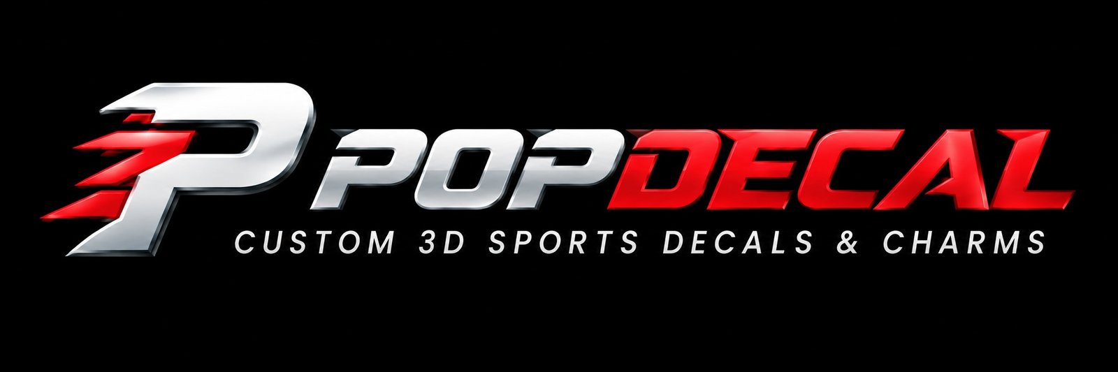 PopDecal — Custom 3D Sports Decals and Charms